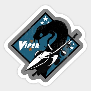 F-16 Viper (distressed) Sticker